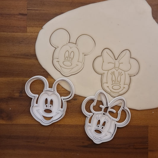 Mickey mouse a Minnie | Set vykrajovátek